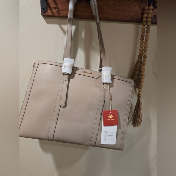 LOVEVOOK Beige Laptop Bag - Picture 7 of 8